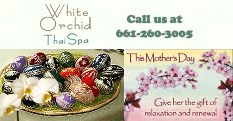 43 days till Easter | 64 till Mothers Day | White Orchid Thai Spa