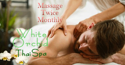 Twice Monthly For Stress Reduction | White Orchid Thai Spa