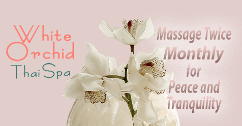 For Peace & Tranquility, Massage Twice Monthly