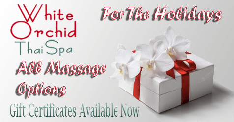 All Massage Options – Gift Certificates Available